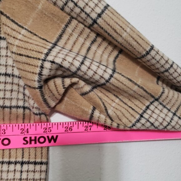 Akaiv Wool Blend Plaid Shacket - Picture 6 of 11